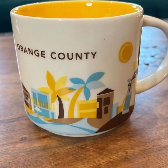 Starbucks 2016 YOU ARE HERE Collection, 14 oz. Mug, Orange County! - Picture 1 of 8